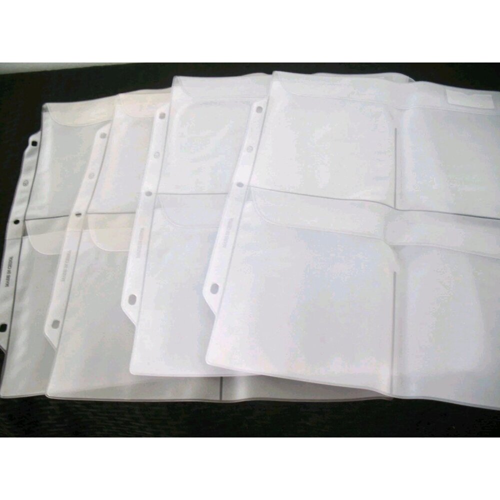 Creative Memories Accessory Binder Sticker Protectors 4 shts Block Stickers